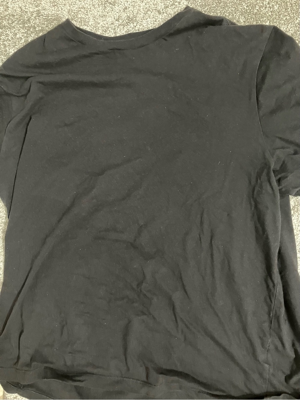 American Eagle Outfitters Black Short Sleeve Crew T-Shirt